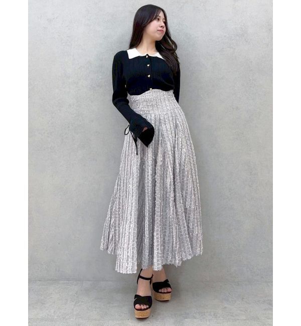 dazzlin「シアーボリューミーフレアスカート」|スカート|