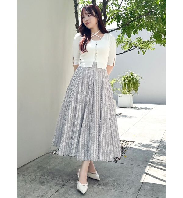 dazzlin「シアーボリューミーフレアスカート」|スカート|