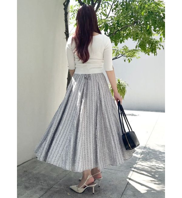 dazzlin「シアーボリューミーフレアスカート」|スカート|