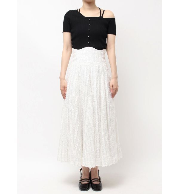 dazzlin「シアーボリューミーフレアスカート」|スカート|