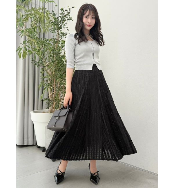 dazzlin「シアーボリューミーフレアスカート」|スカート|