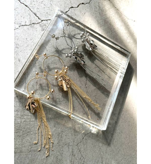 EMODA「フリンジチェーンピアス」|ピアス|