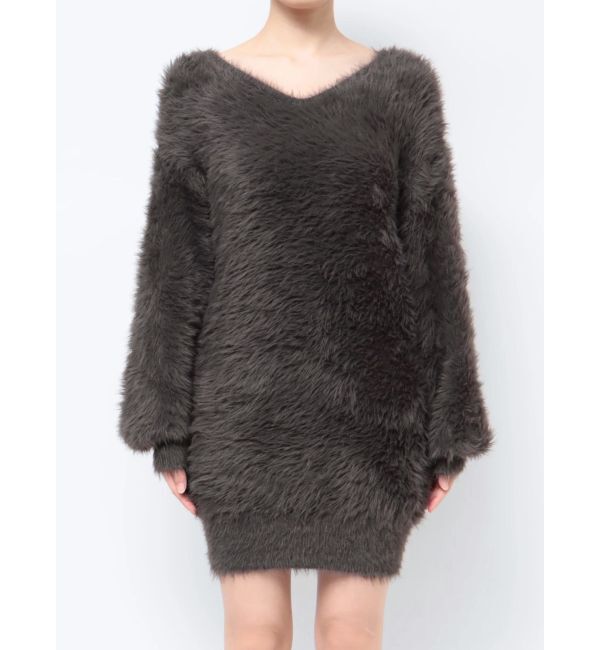 EMODA「2WAYシャギーミニワンピース」|ワンピース|