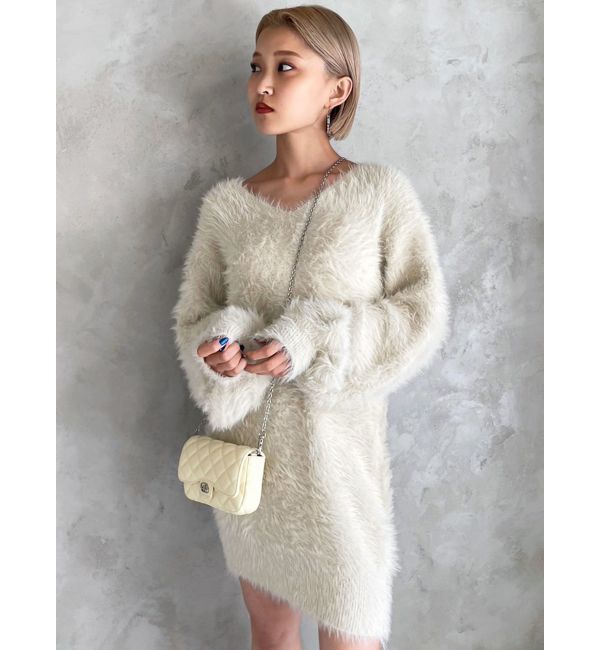 EMODA「2WAYシャギーミニワンピース」|ワンピース|