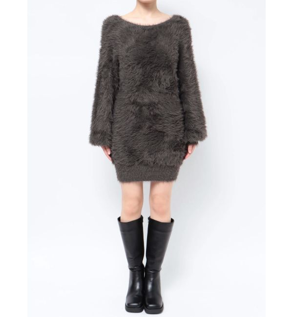 EMODA「2WAYシャギーミニワンピース」|ワンピース|