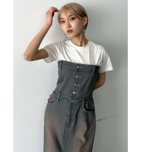 EMODA「ナローデニムワンピース」|ワンピース|