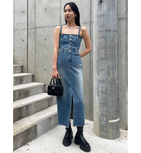 EMODA「ナローデニムワンピース」|ワンピース|