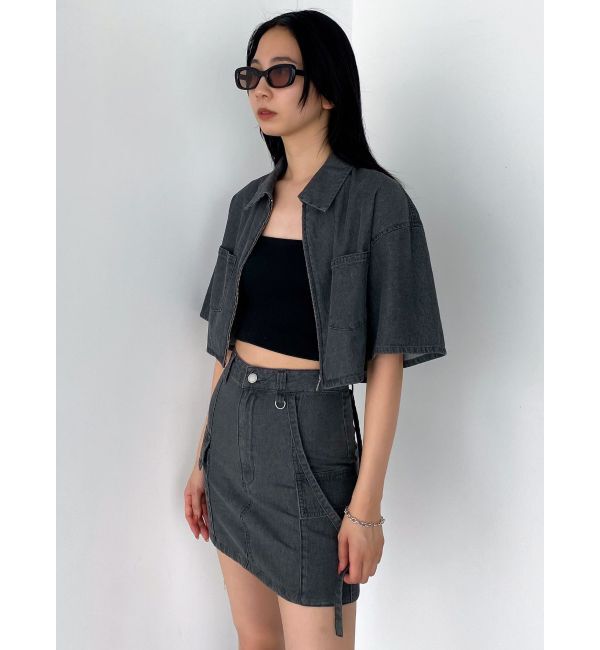 EMODA「ハングベルトデニムスカート」|スカート|