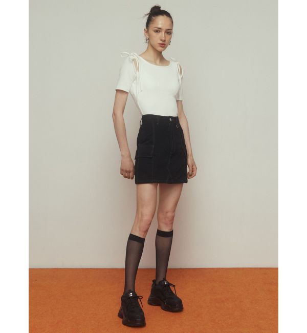 EMODA「ハングベルトデニムスカート」|スカート|