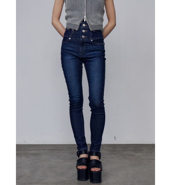 EMODA「【ELDER】モンスターハイウエストデニム」|デニム|