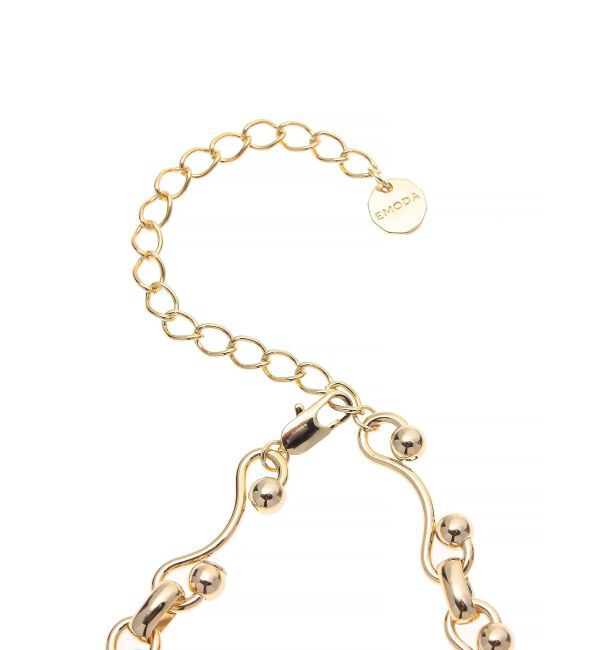 EMODA「ボールウェーブチェーンネックレス」|ネックレス|