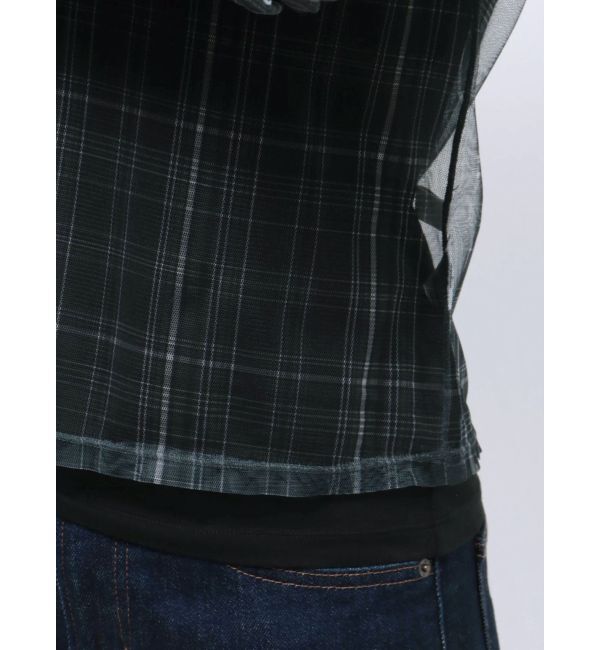 MERCURYDUO「シアープリントカットソー」|Tシャツ・カットソー|