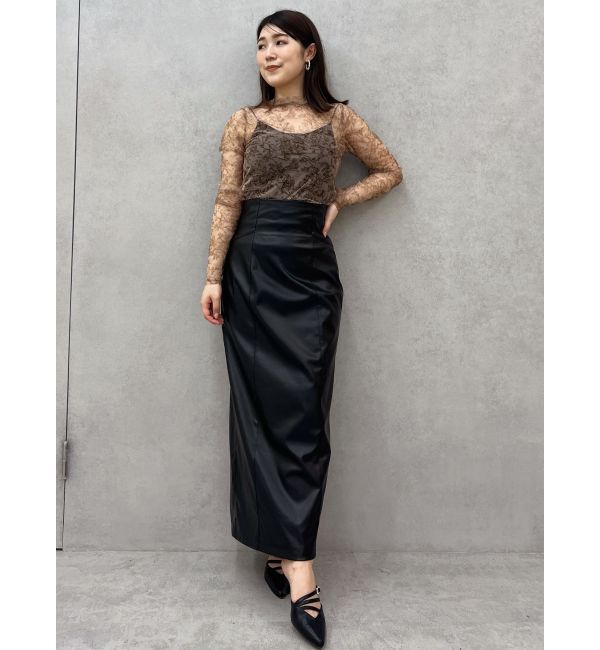 MERCURYDUO「シアープリントカットソー」|Tシャツ・カットソー|