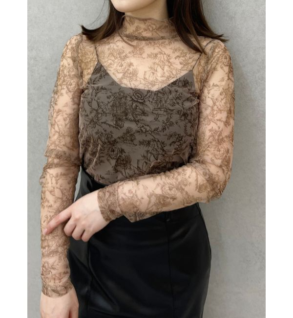 MERCURYDUO「シアープリントカットソー」|Tシャツ・カットソー|