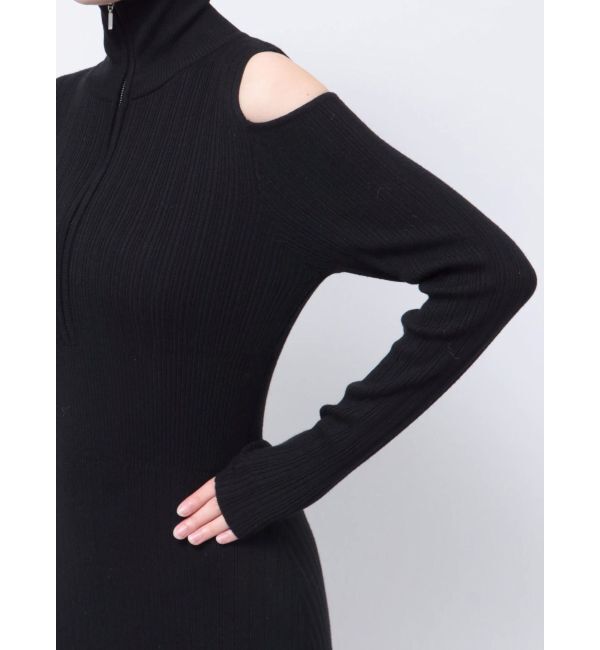 MERCURYDUO「ZIPマーメイドニットワンピース」|ワンピース|