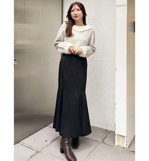 MERCURYDUO「シャギーチルデンニット」|ニット・セーター|