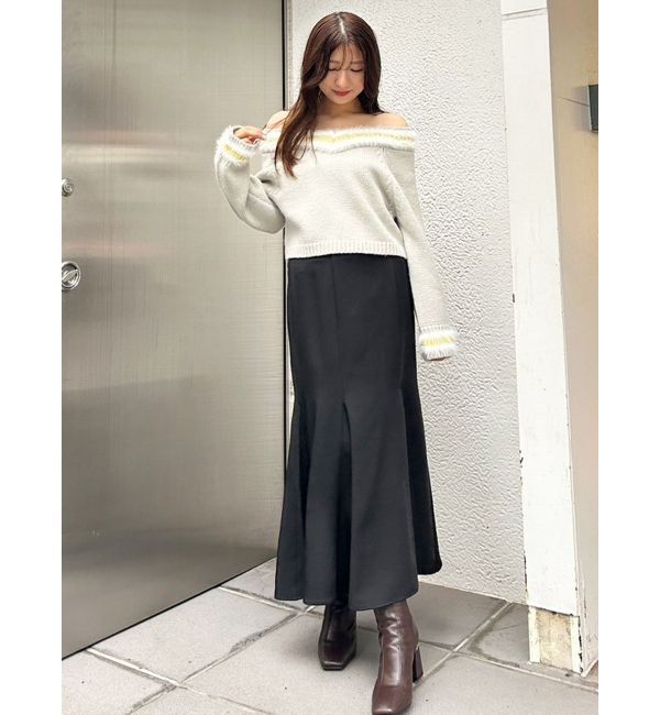 MERCURYDUO「シャギーチルデンニット」|ニット・セーター|