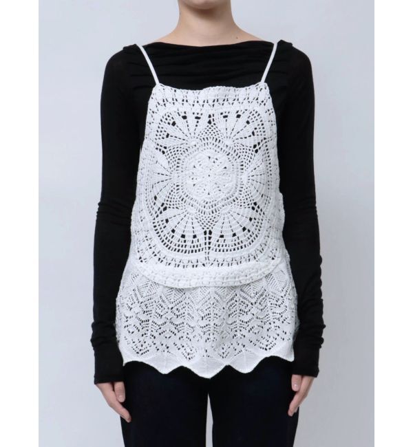 MERCURYDUO「【OUNNOUN】ドイリークロシェキャミ」|キャミソール|