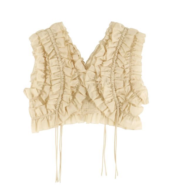 MERCURYDUO「【OUNNOUN】ピコフリル2WAYブラウス」|シャツ・ブラウス|