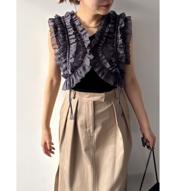 MERCURYDUO「【OUNNOUN】ピコフリル2WAYブラウス」|シャツ・ブラウス|