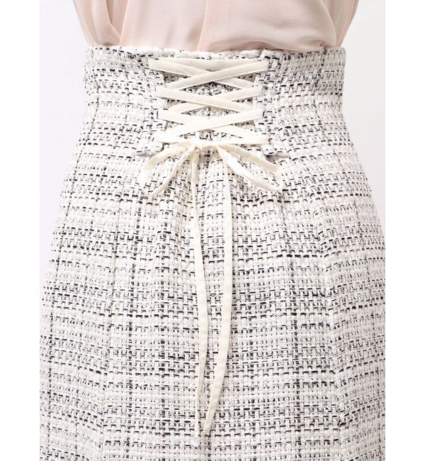 MERCURYDUO「オリジナルツイードスソプリーツマーメイドスカート」|スカート|