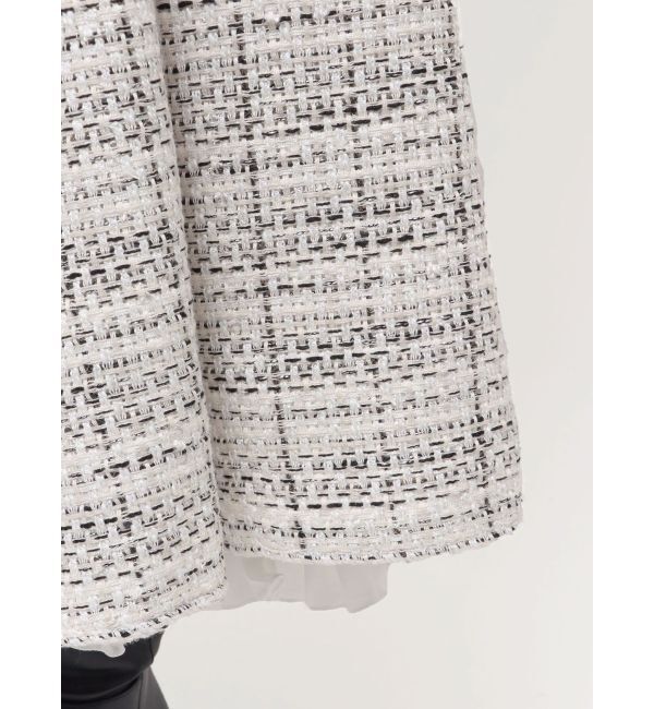 MERCURYDUO「オリジナルツイードスソプリーツマーメイドスカート」|スカート|