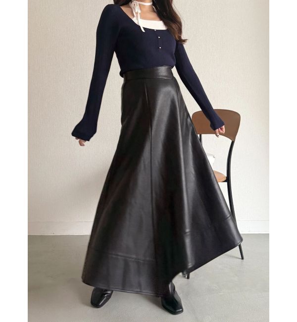 MERCURYDUO「マルチウェイリボンレイヤードライクニット」|ニット・セーター|