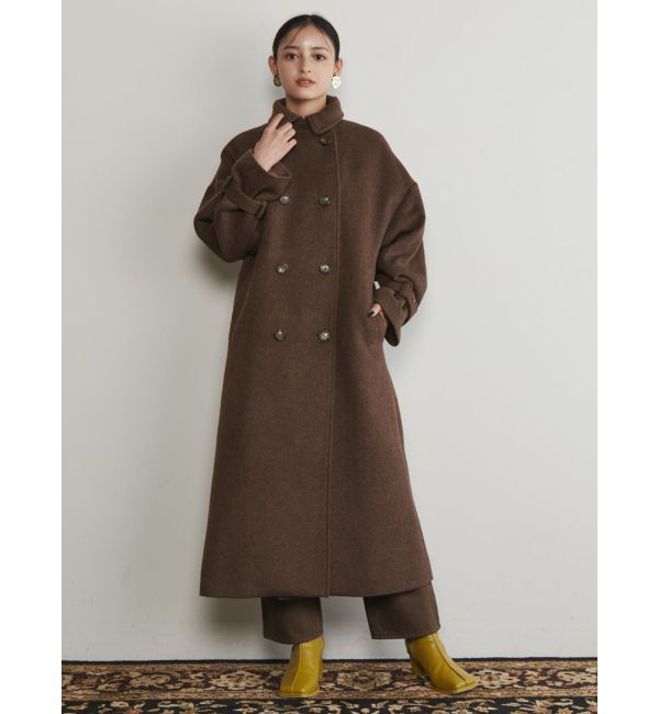 MURUA「ダブルステンカラーコート」|ステンカラーコート|