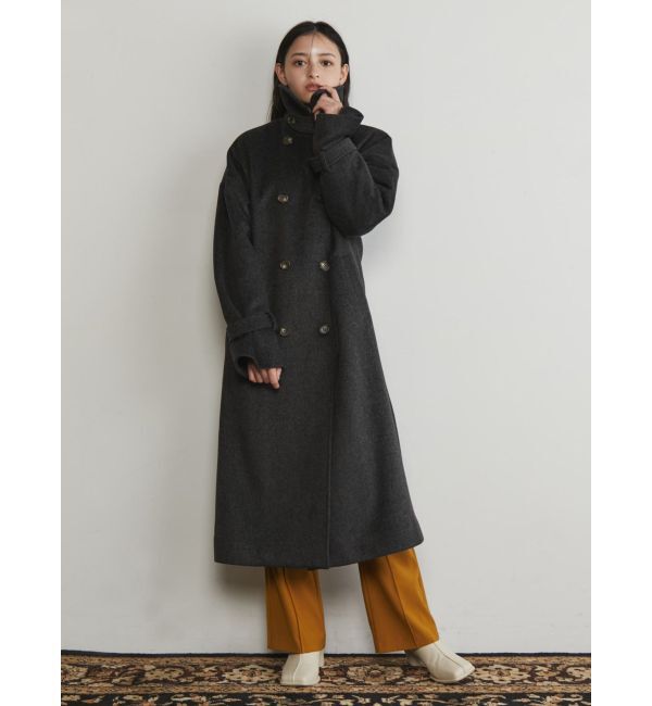 MURUA「ダブルステンカラーコート」|ステンカラーコート|