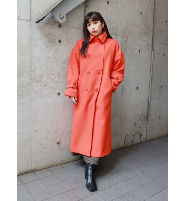 MURUA「ダブルステンカラーコート」|ステンカラーコート|