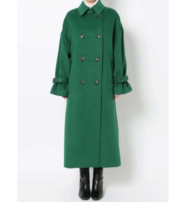 MURUA「ダブルステンカラーコート」|ステンカラーコート|