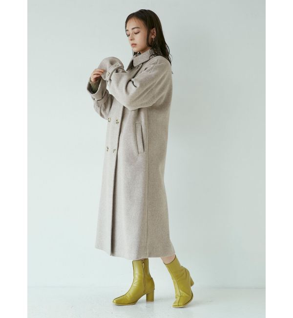 MURUA「ダブルステンカラーコート」|ステンカラーコート|