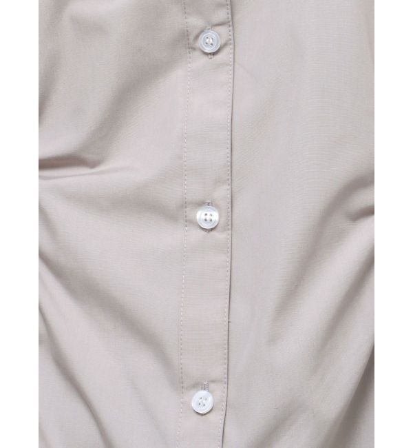 MURUA「サイドホールギャザーシャツ【WEB限定】【ブラウス】」|シャツ・ブラウス|