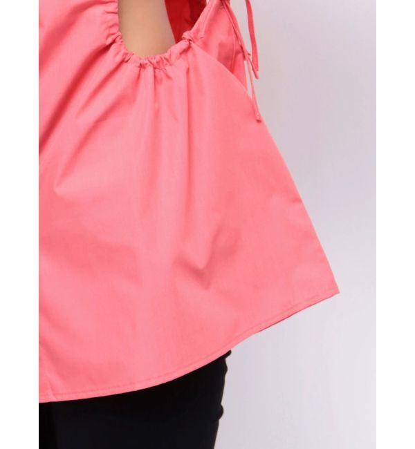 MURUA「サイドホールギャザーシャツ【WEB限定】【ブラウス】」|シャツ・ブラウス|