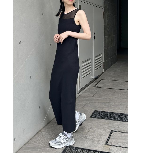 MURUA「シアーブロックカットワンピース」|ワンピース|