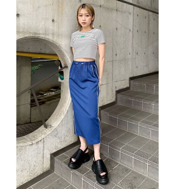 MURUA「ロゴクロップトTシャツ」|Tシャツ・カットソー|