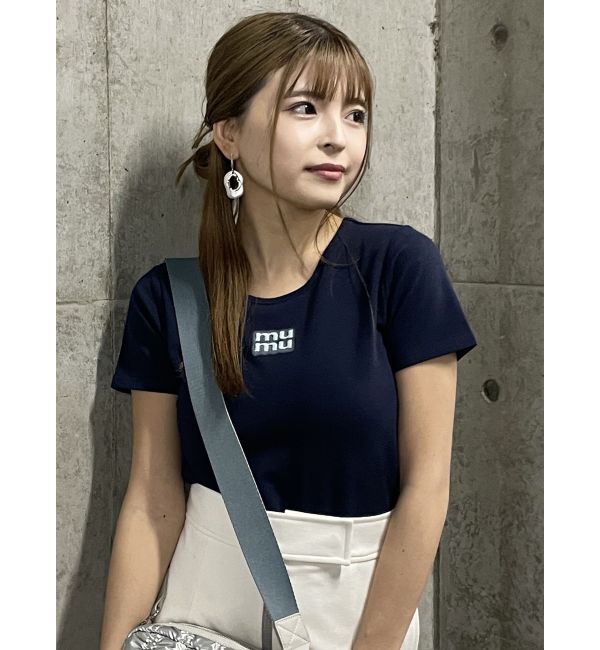 MURUA「ロゴクロップトTシャツ」|Tシャツ・カットソー|