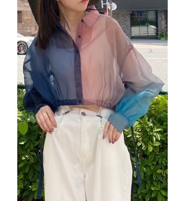 MURUA「ヘムドロストシアーシャツ」|シャツ・ブラウス|ミックス