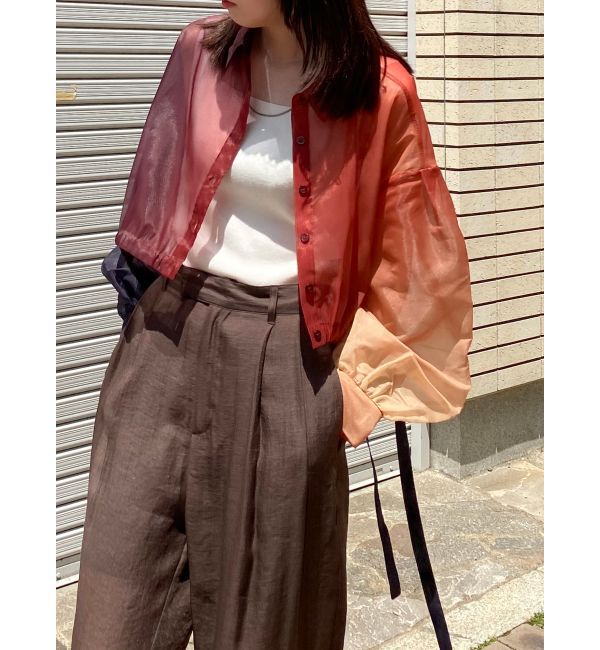 MURUA「ヘムドロストシアーシャツ」|シャツ・ブラウス|ダークミックス