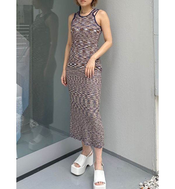 MURUA「ロングニットワンピース」|ワンピース|ライトミックス