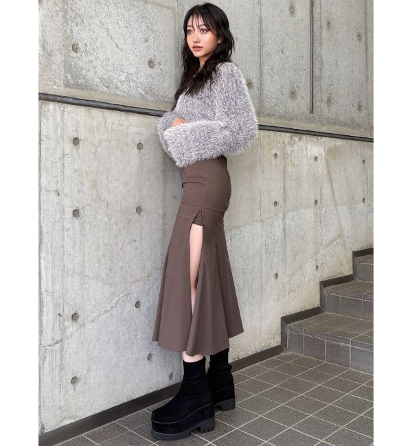 MURUA「スリットマーメイドスカート」|スカート|