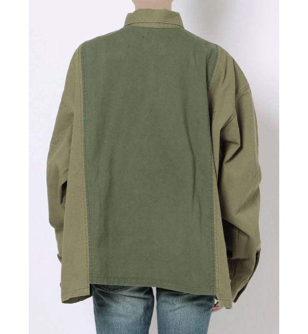 Ungrid「リメイクミリタリーデザインシャツ」|シャツ・ブラウス|