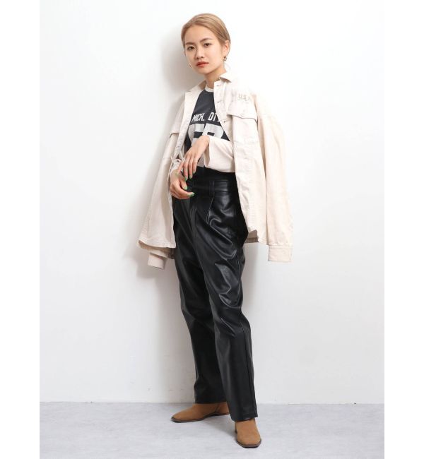 Ungrid「リメイクミリタリーデザインシャツ」|シャツ・ブラウス|