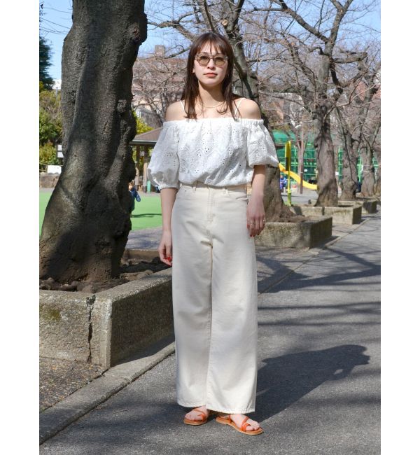 Ungrid「カットワークレースオフショルブラウス」|シャツ・ブラウス|