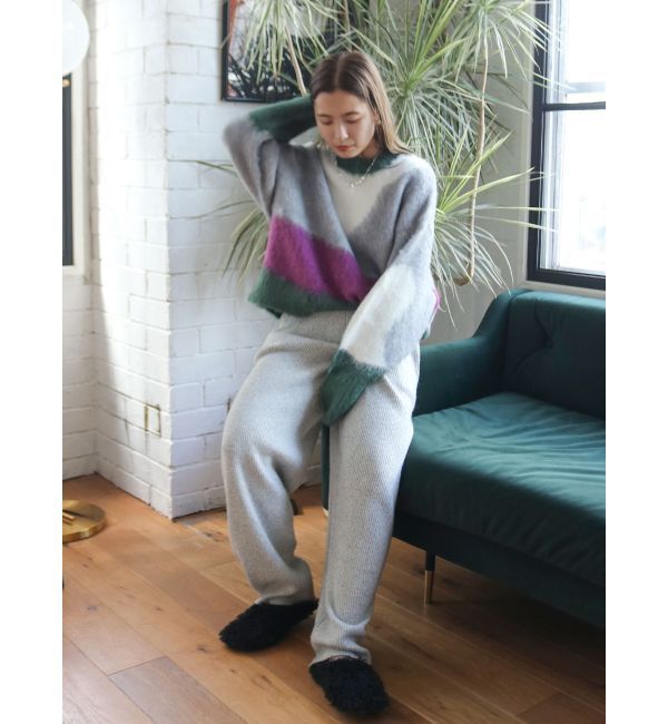 Ungrid「ニュアンスモチーフジャカードニット」|ニット・セーター|