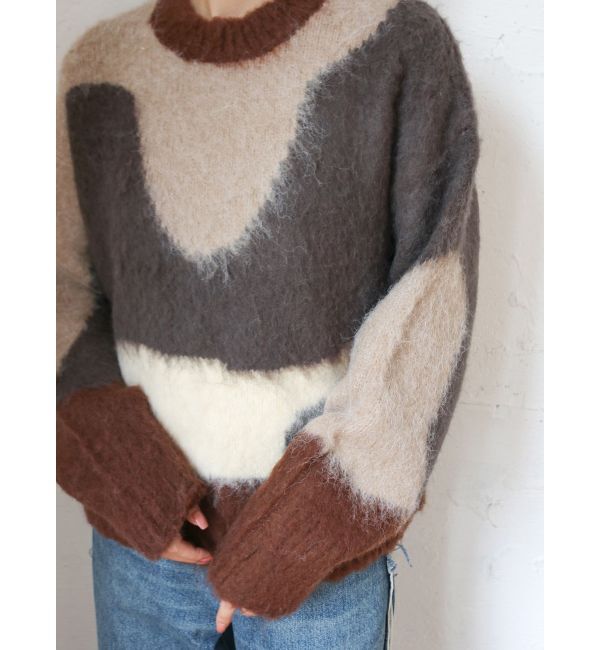 Ungrid「ニュアンスモチーフジャカードニット」|ニット・セーター|