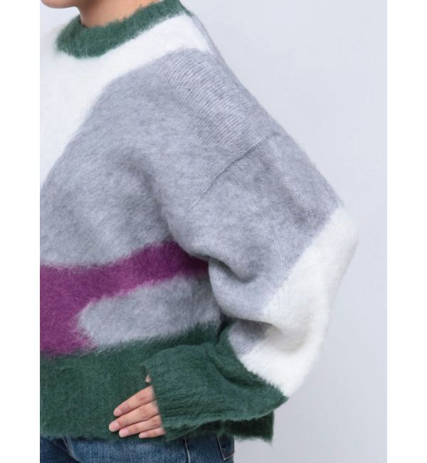 Ungrid「ニュアンスモチーフジャカードニット」|ニット・セーター|