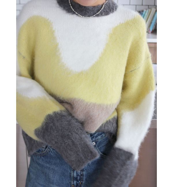 Ungrid「ニュアンスモチーフジャカードニット」|ニット・セーター|