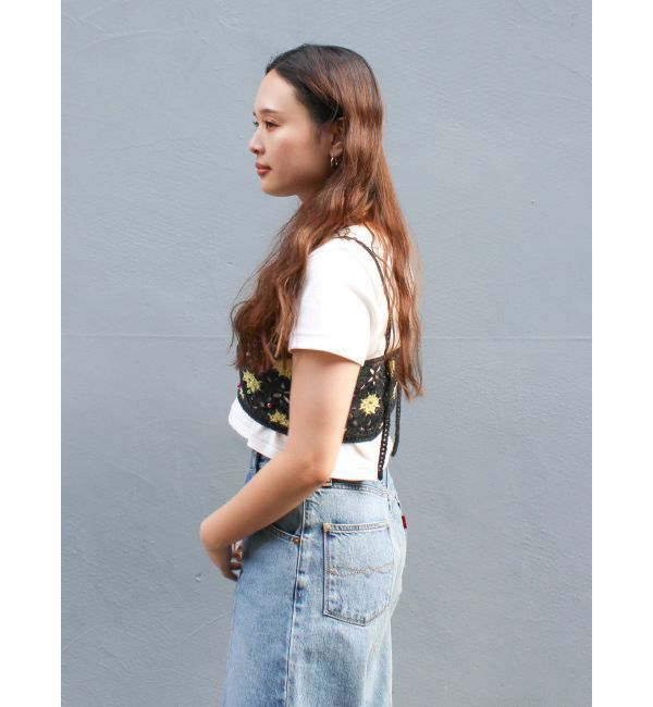 Ungrid「ビーズコンビニットキャミ」|キャミソール|