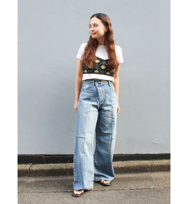 Ungrid「ビーズコンビニットキャミ」|キャミソール|